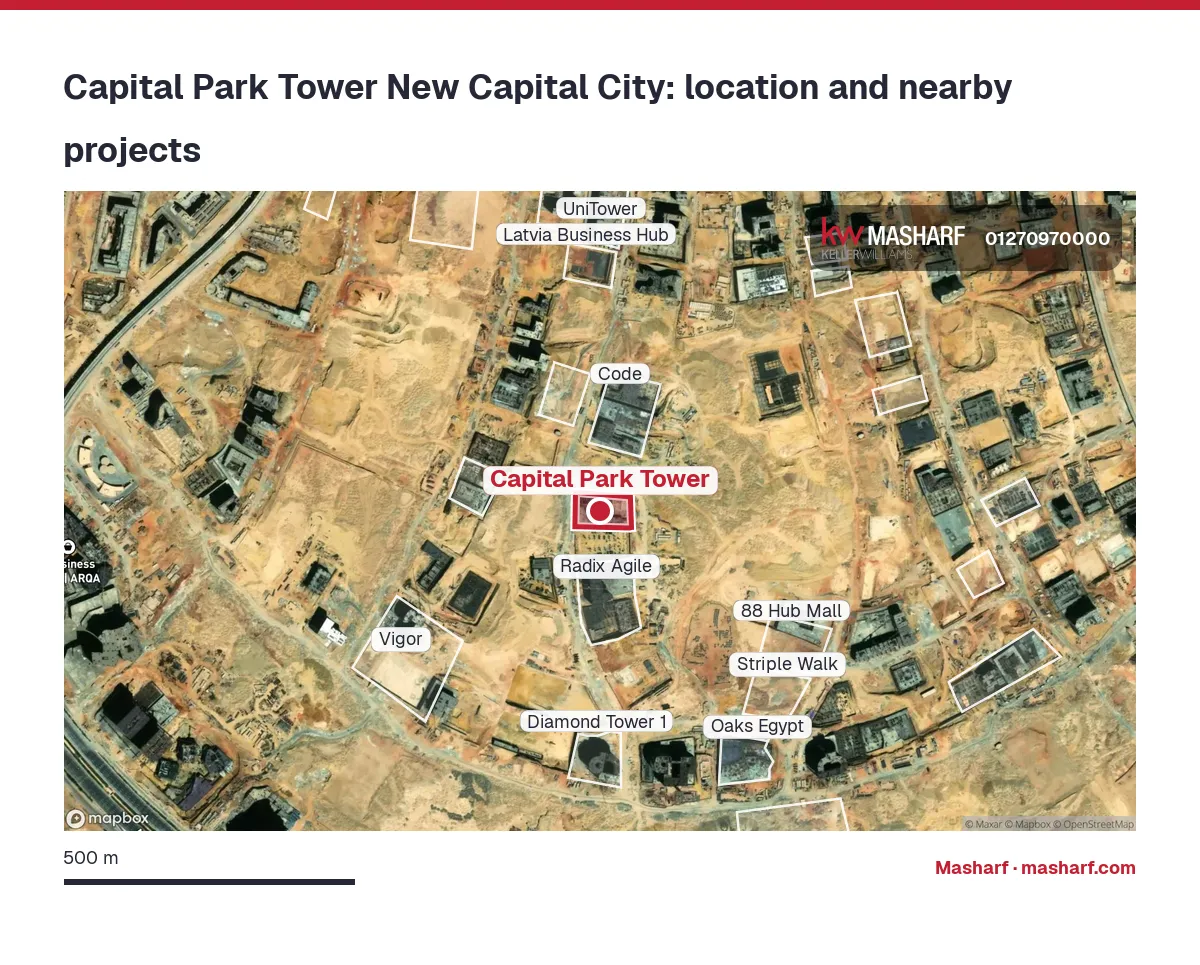 Where is Capital Park Tower located?