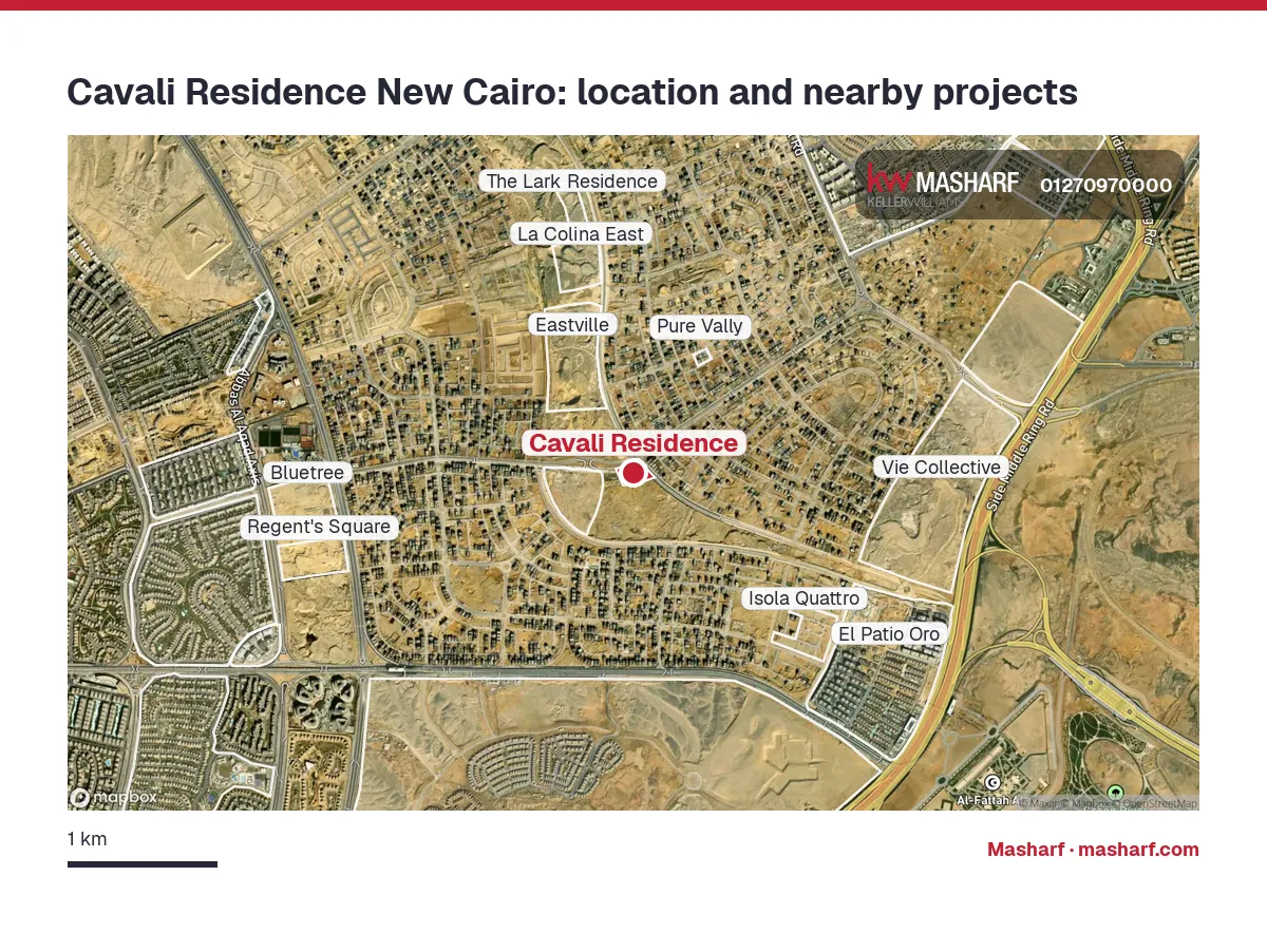 Where is Cavali Residence located?