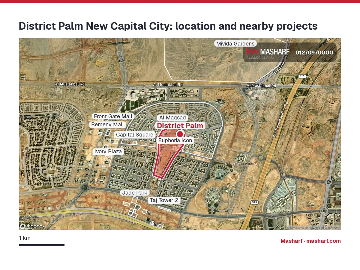 Where is District Palm located?