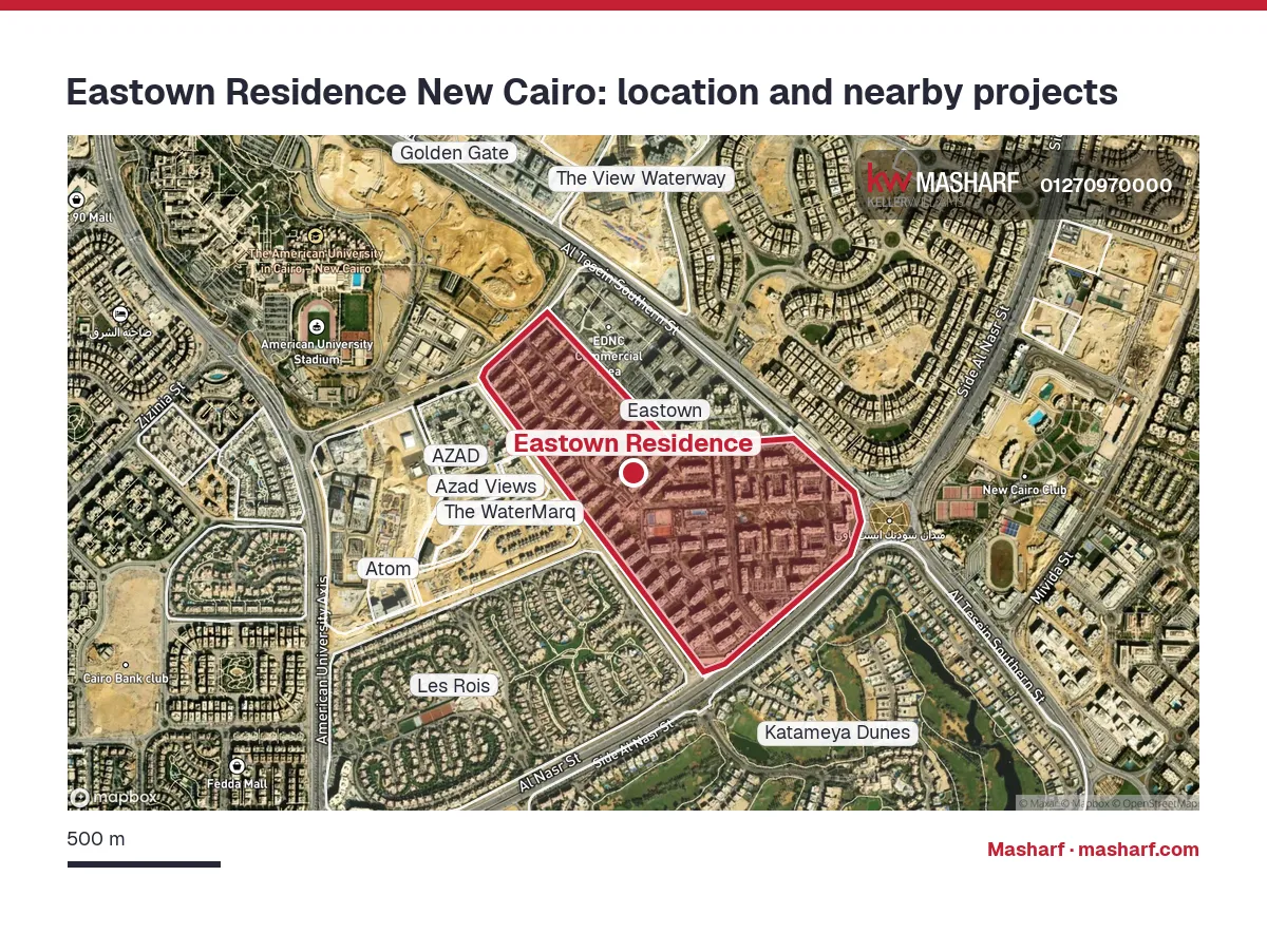 Where is Eastown Residence located?