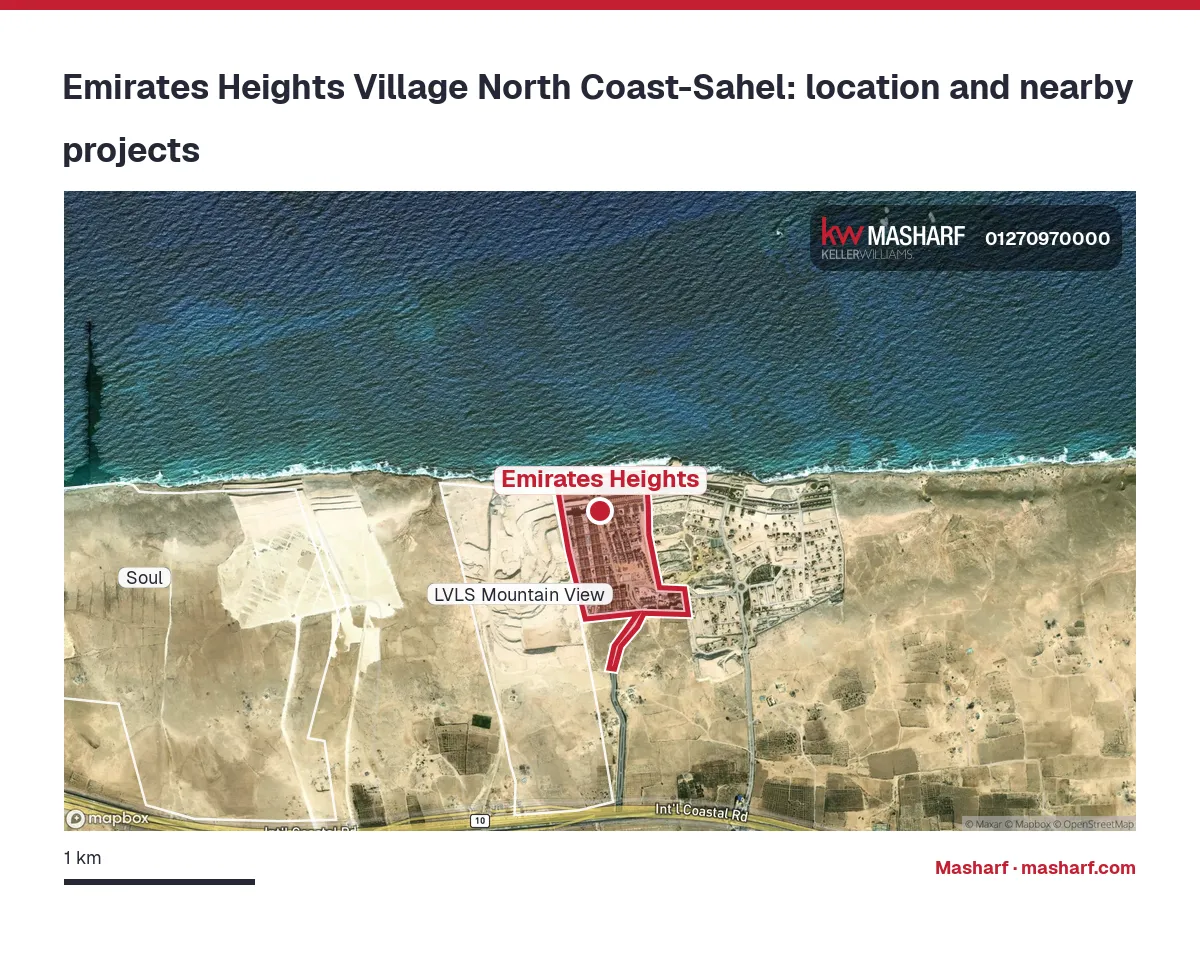 Where is Emirates Heights located?