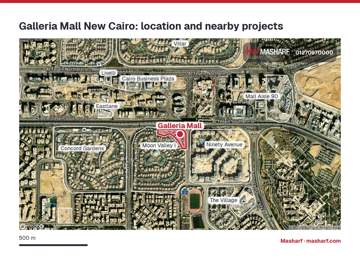 Where is Galleria Mall located?