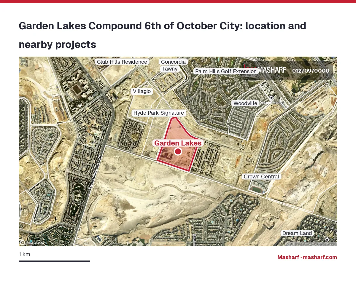 Where is Garden Lakes located?