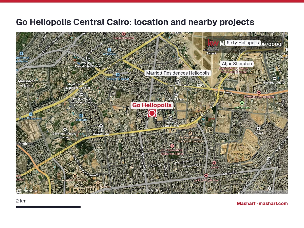 Where is Go Heliopolis located?