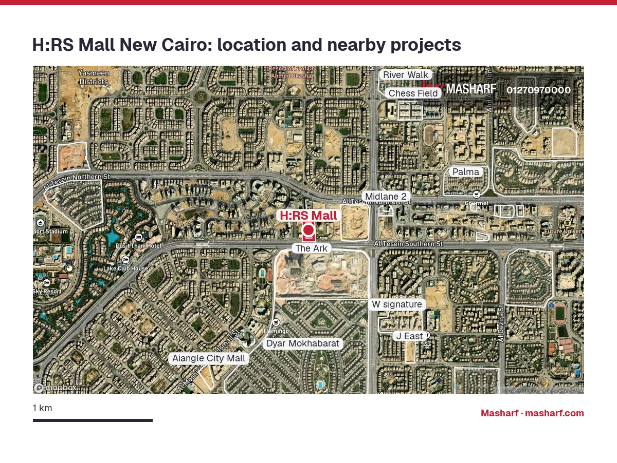 Where is H:RS Mall located?