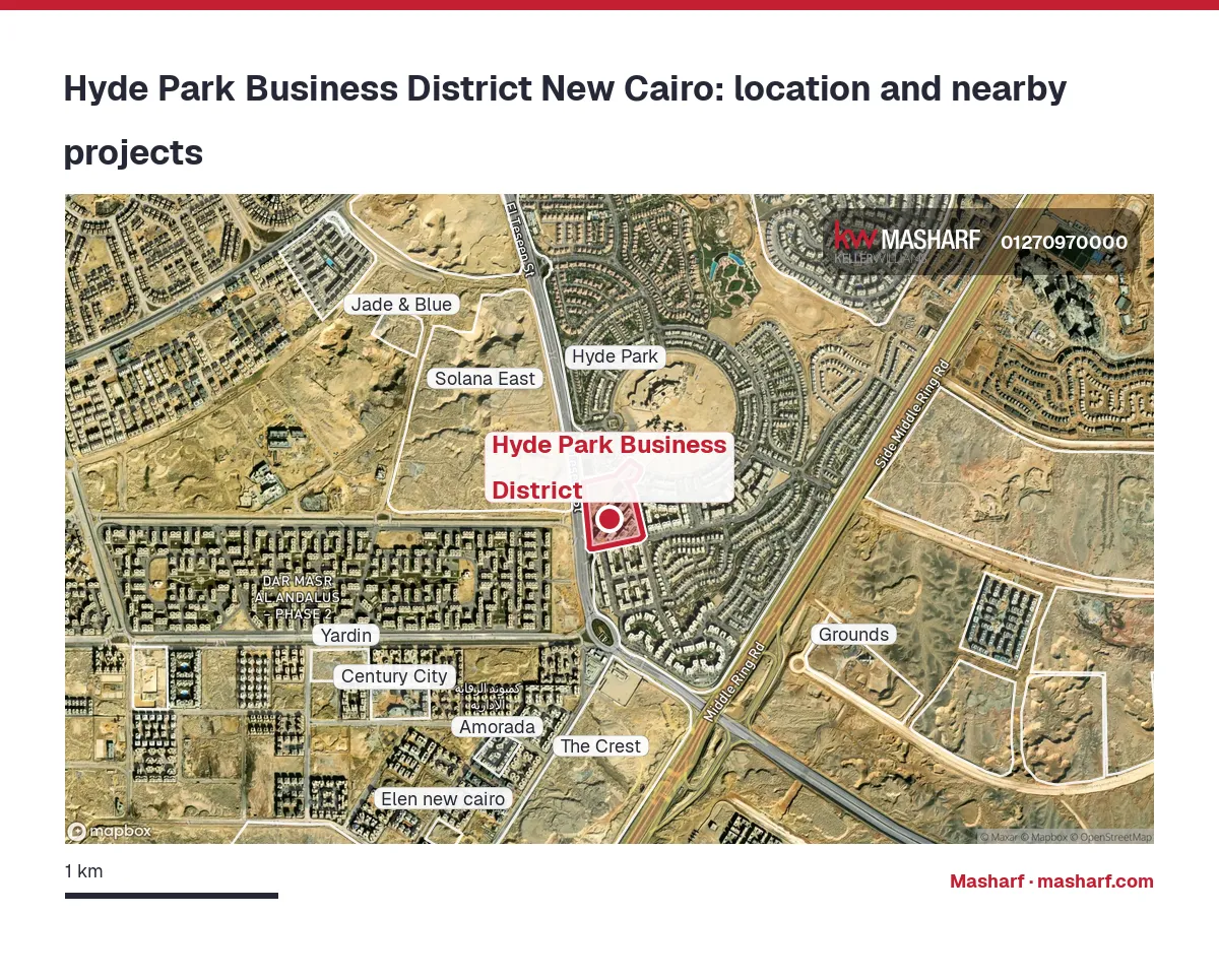 Where is Hyde Park Business District located?