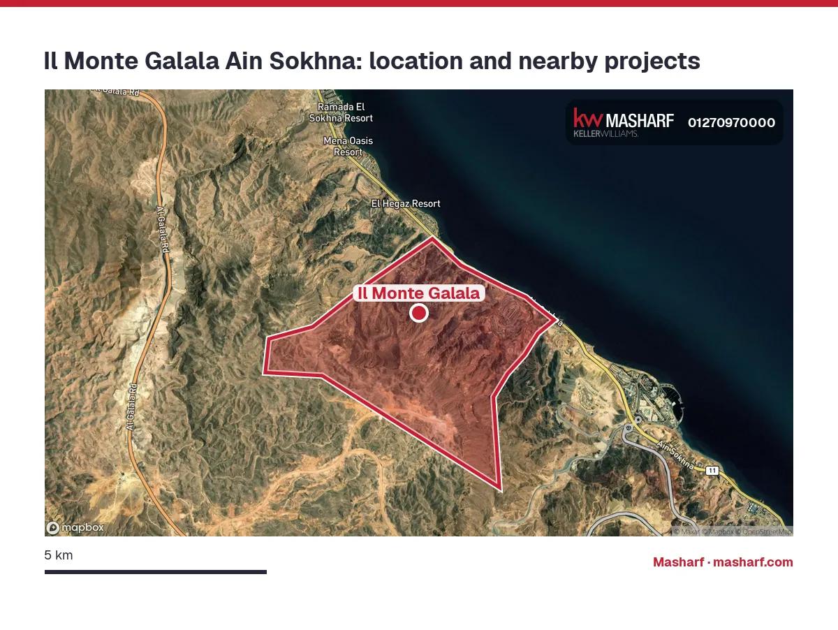Where is Il Monte Galala located?