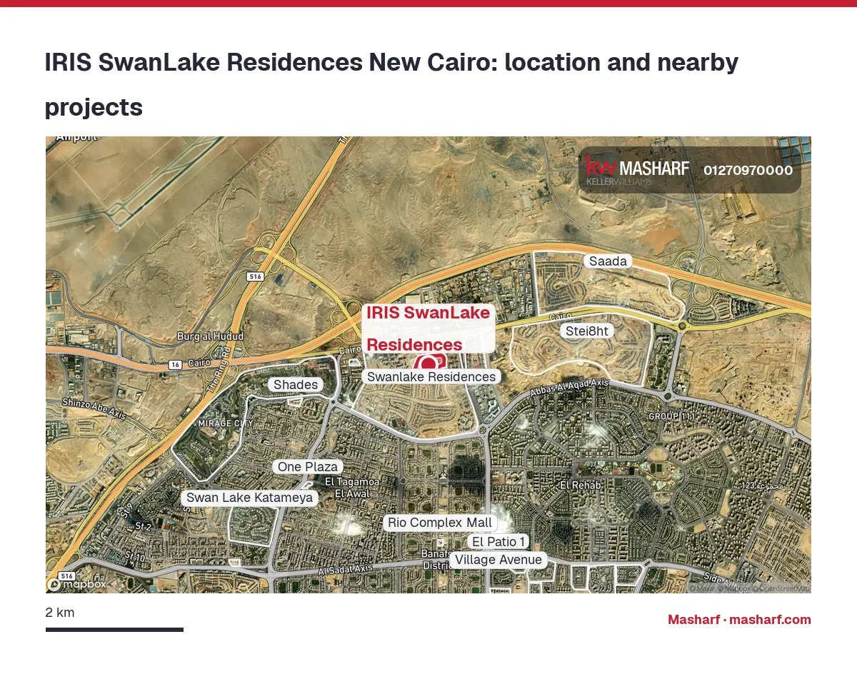 Where is IRIS SwanLake Residences located?