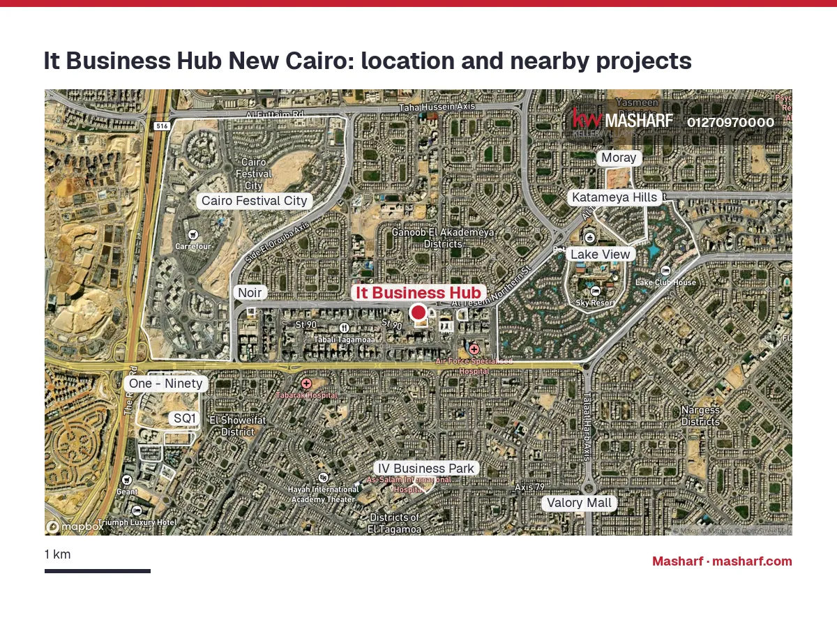 Where is It Business Hub located?
