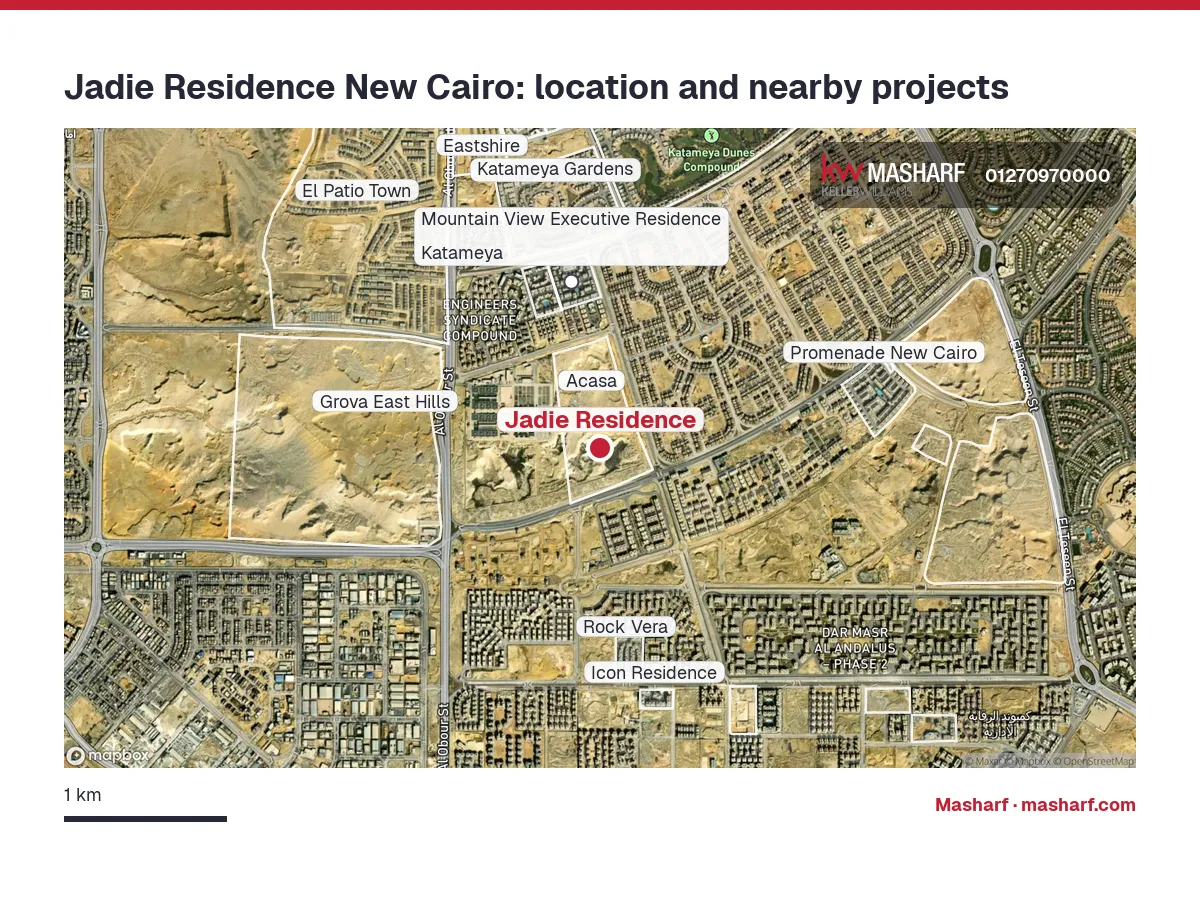 Where is Jadie Residence located?