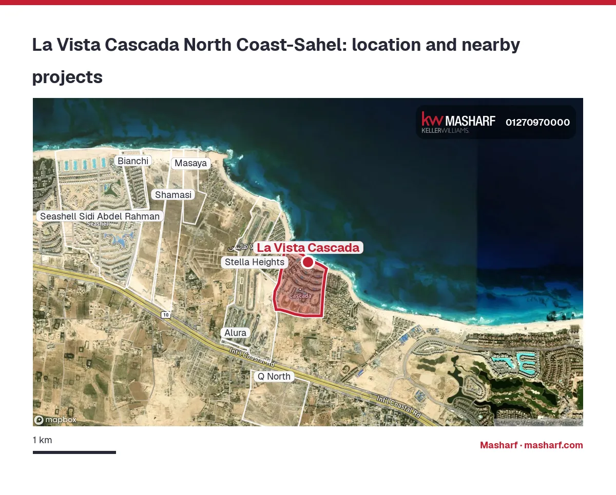 Where is La Vista Cascada located?