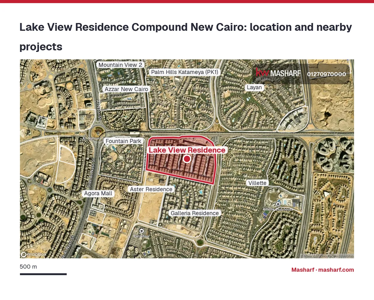 Where is Lake View Residence located?
