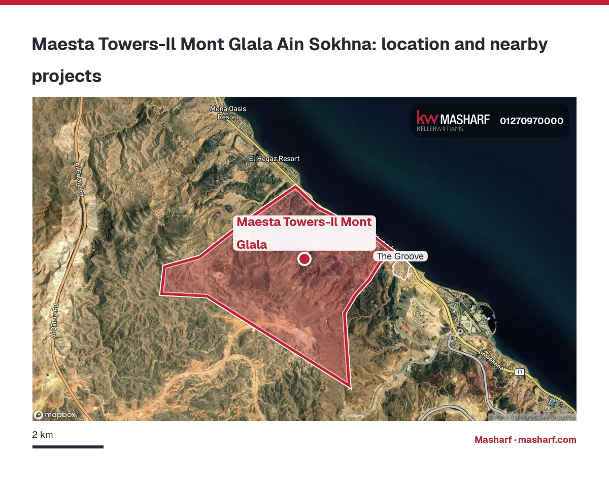 Where is Maesta Towers-Il Mont Glala located?