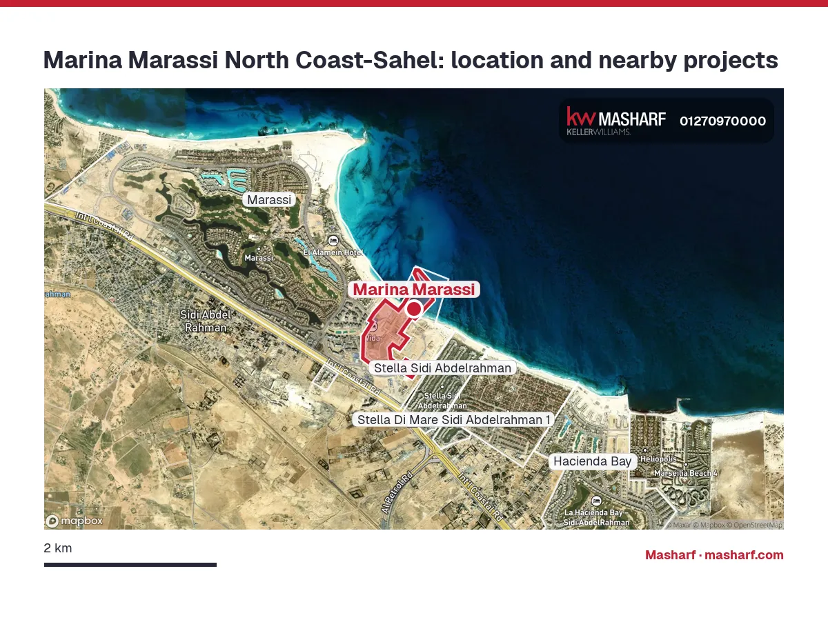 Where is Marina Marassi located?