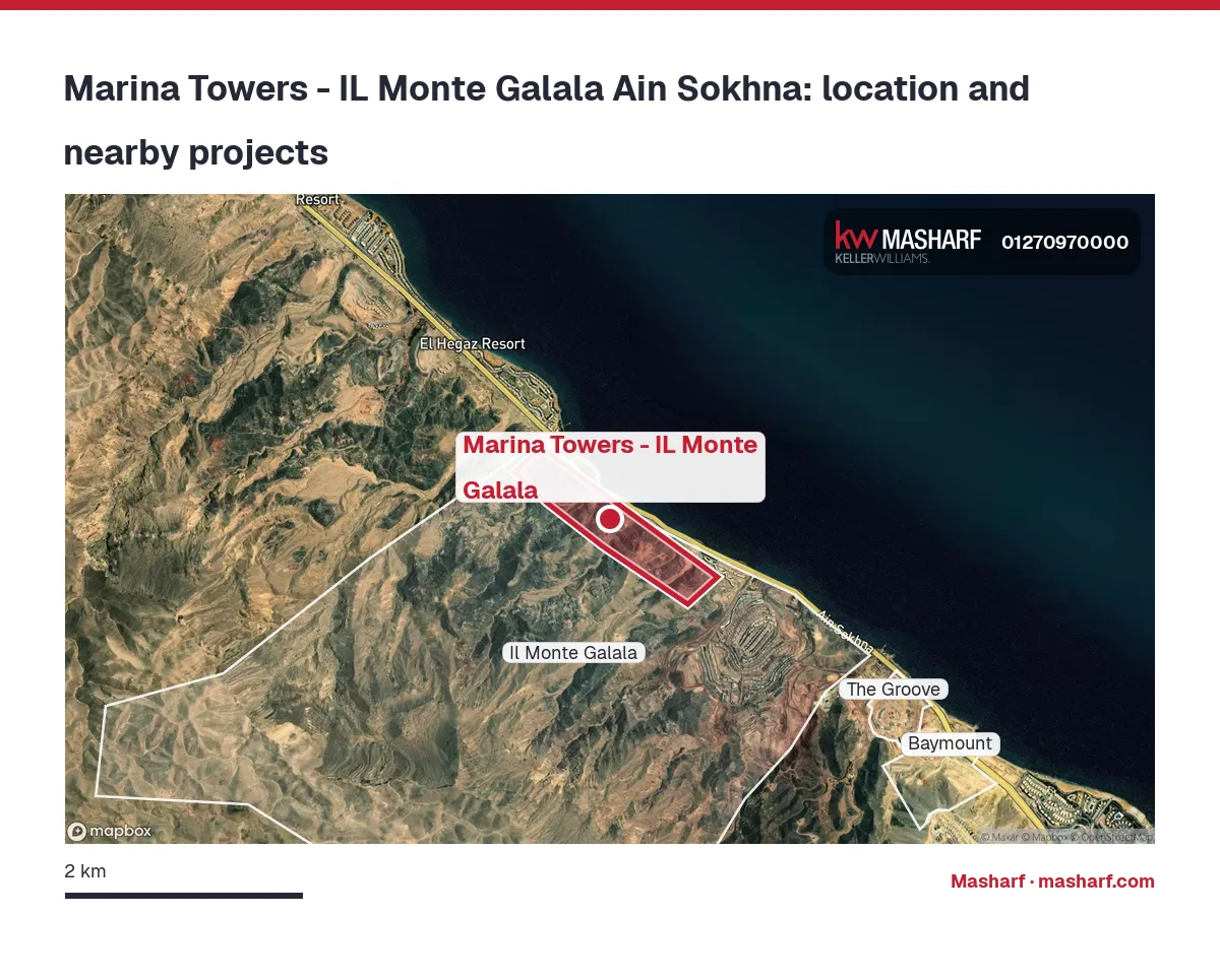 Where is Marina Towers - IL Monte Galala located?