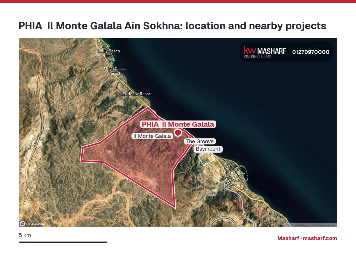 Where is PHIA Il Monte Galala located?