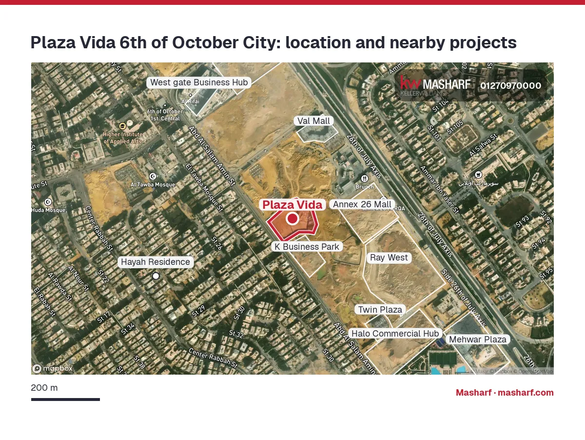 Where is Plaza Vida located?