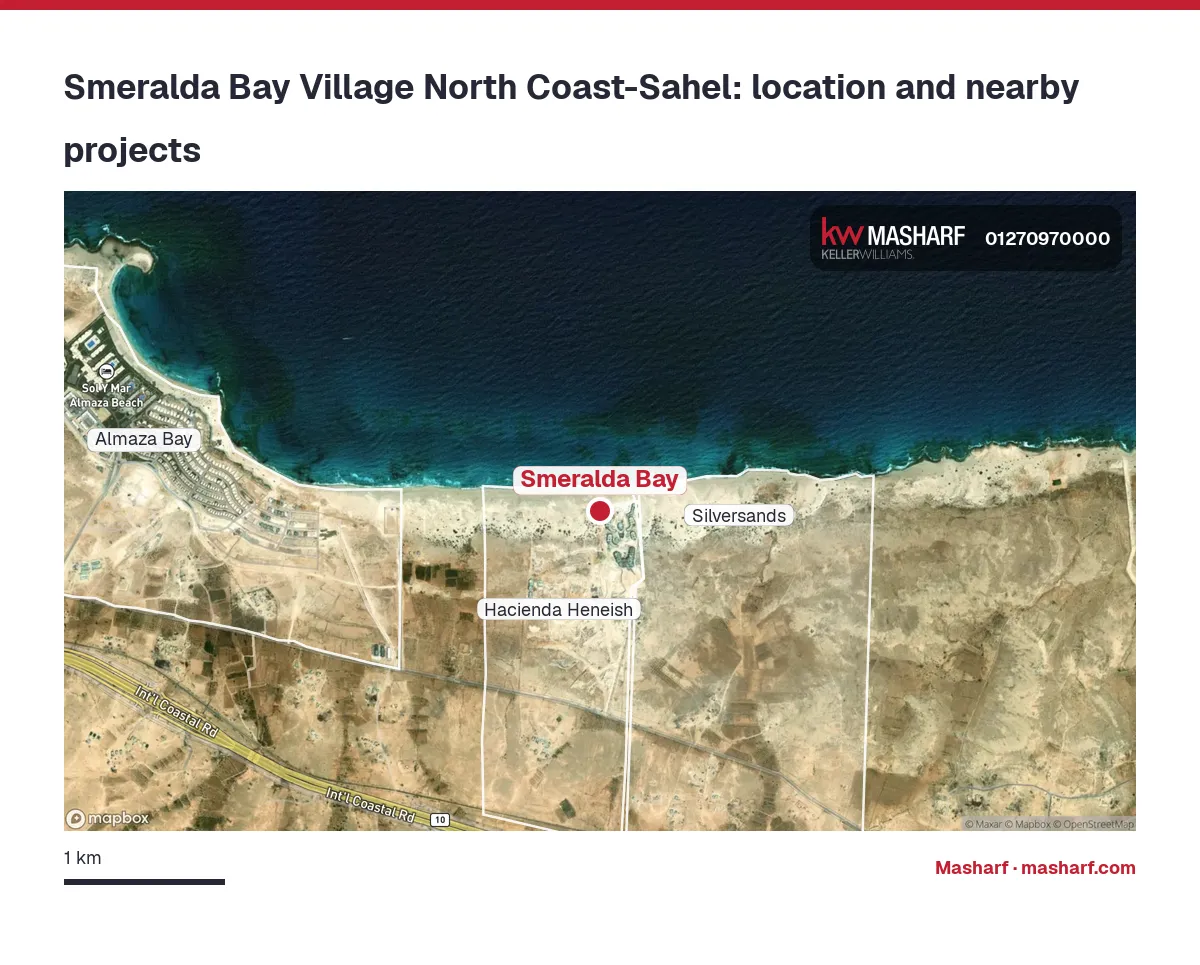 Where is Smeralda Bay located?