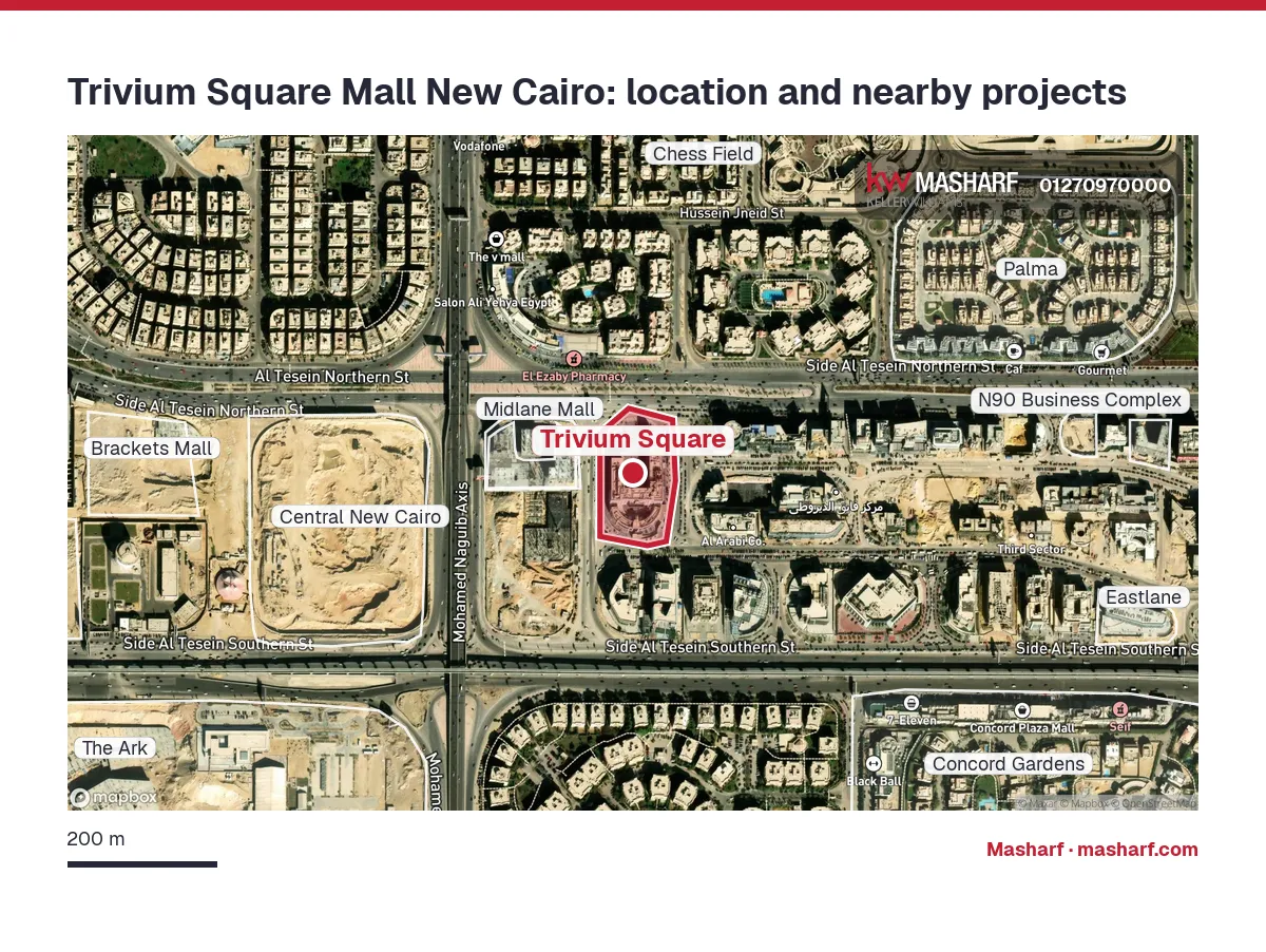 Where is Trivium Square located?