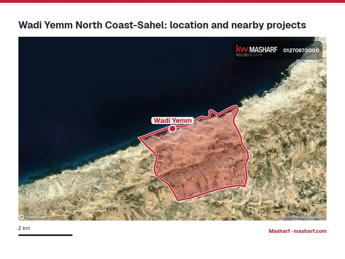 Where is Wadi Yemm located?
