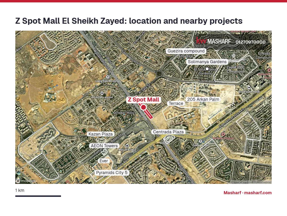 Where is Z Spot Mall located?