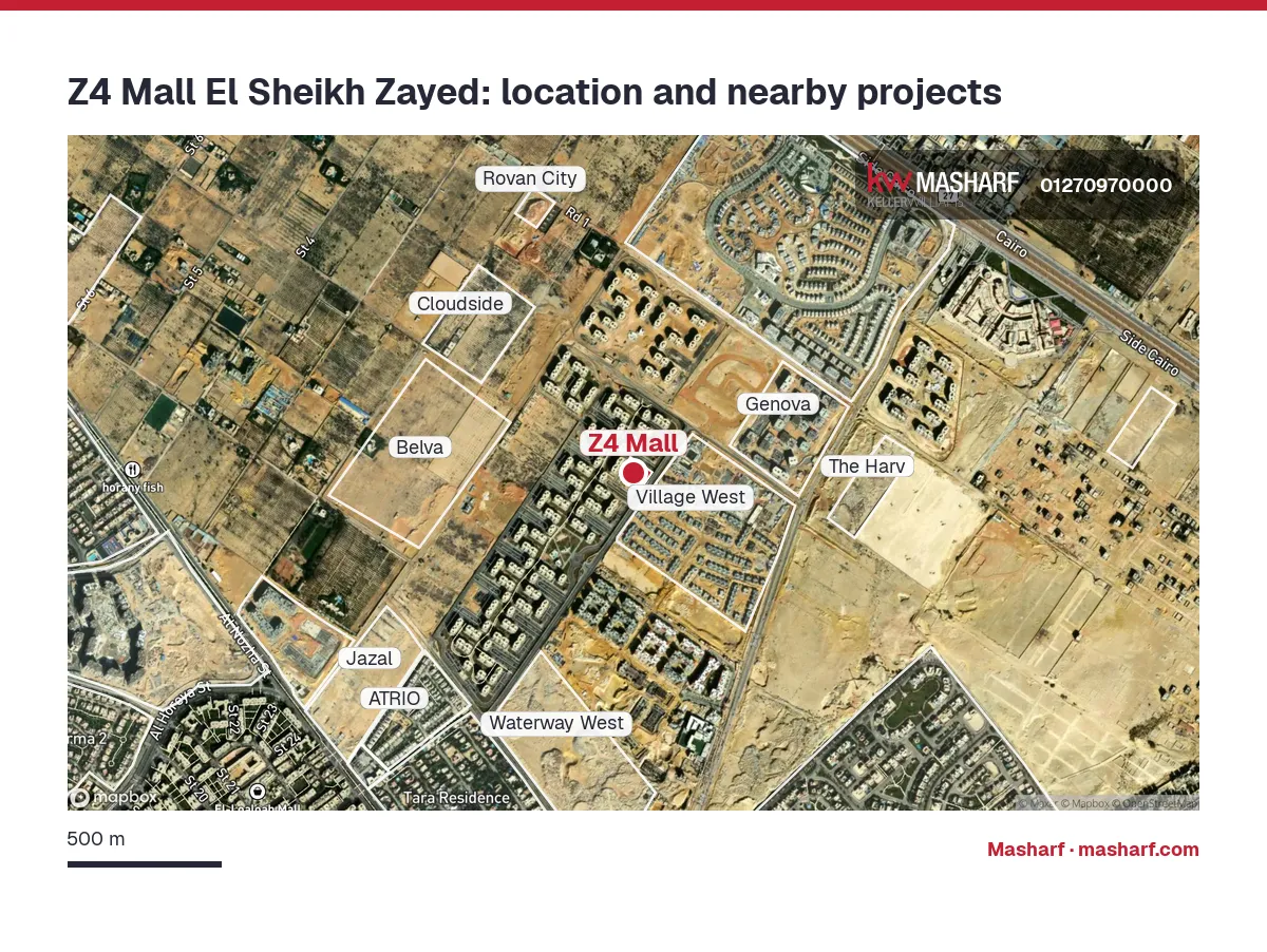 Where is Z4 Mall located?