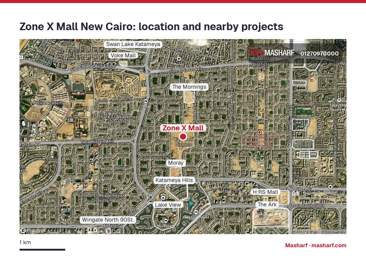 Where is Zone X Mall located?