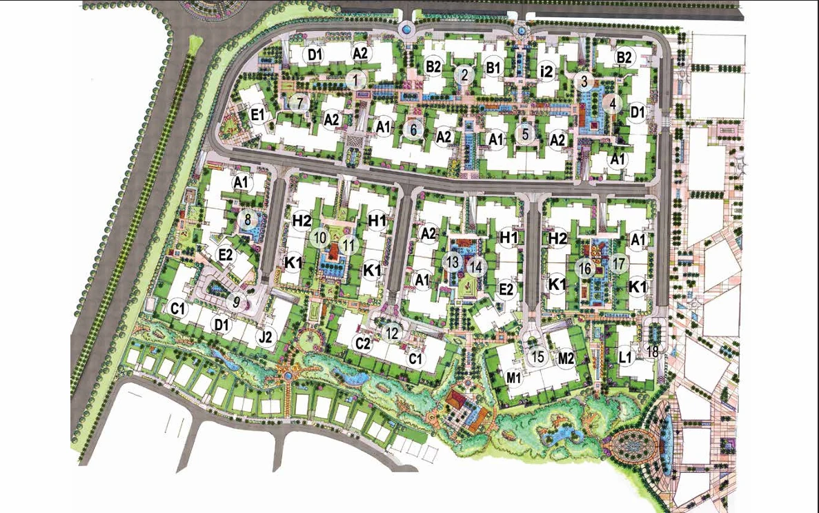 Park View - Haptown New Cairo master plan