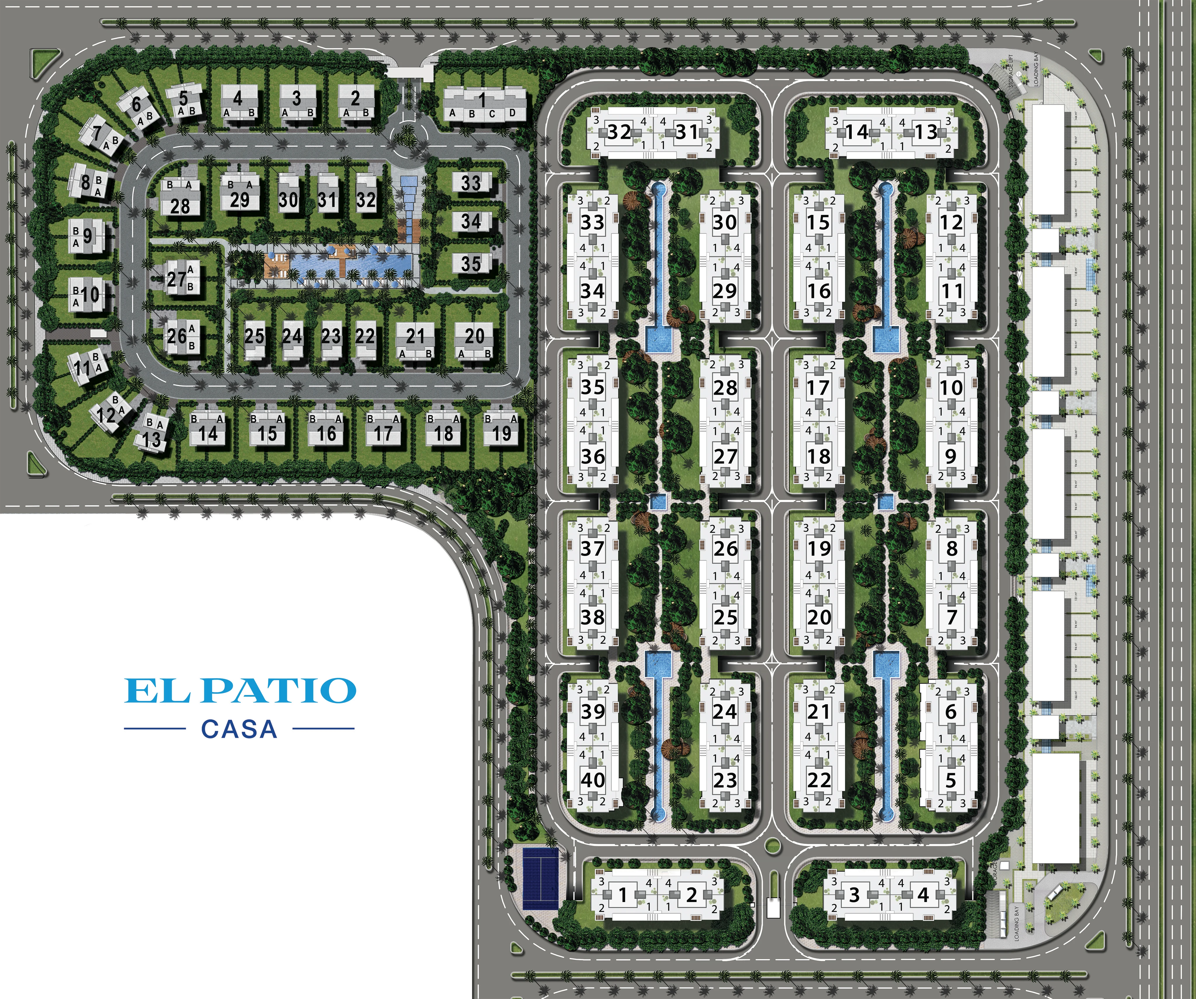 El Patio Casa master plan