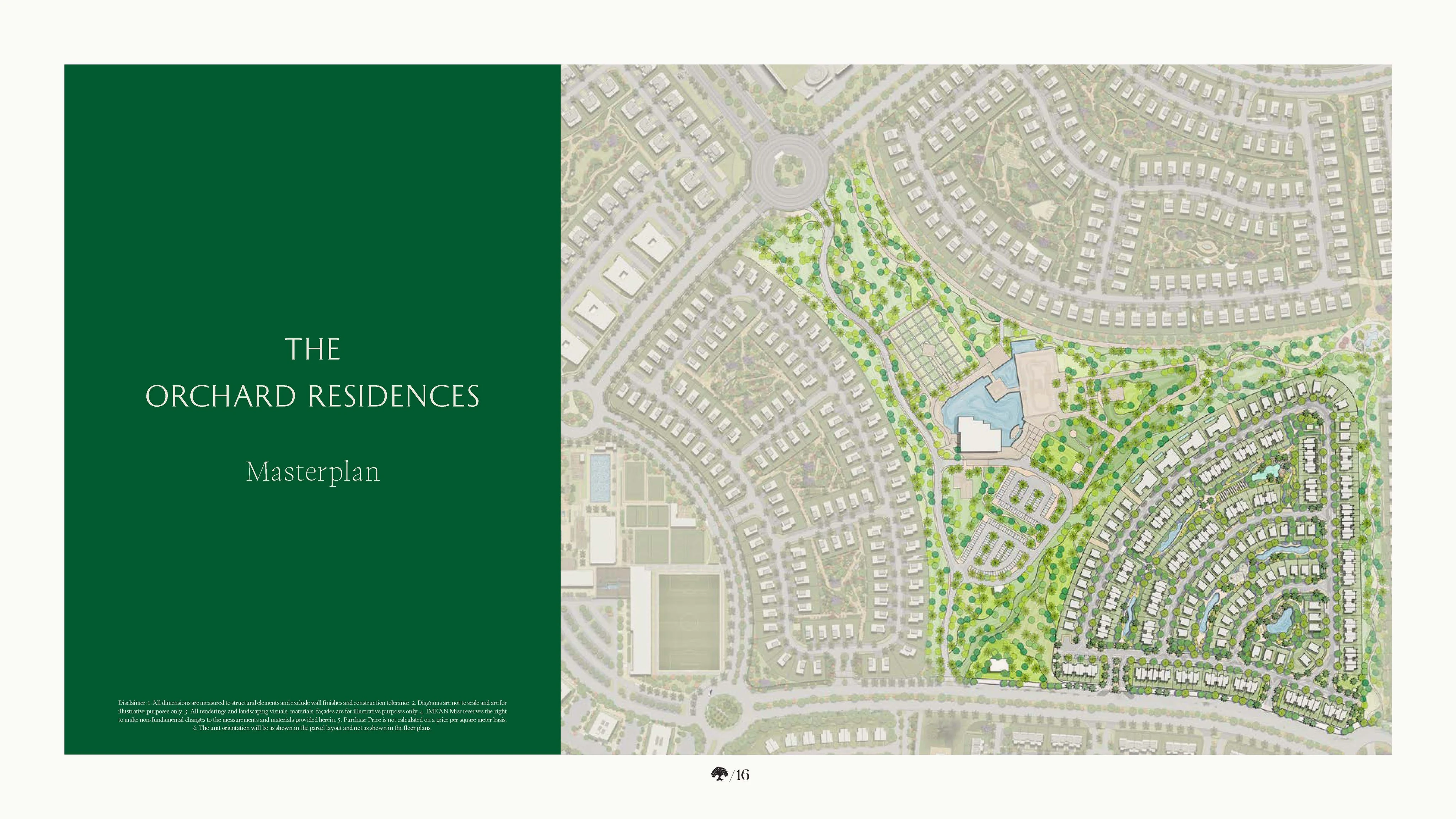 Orchard Villas El Shorouk City master plan