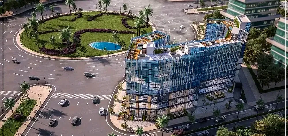Front Gate Mall New Capital from above