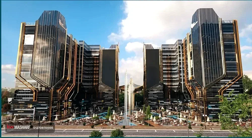 Uni Tower 2 and Uni Tower 1 in Downtown New Capital