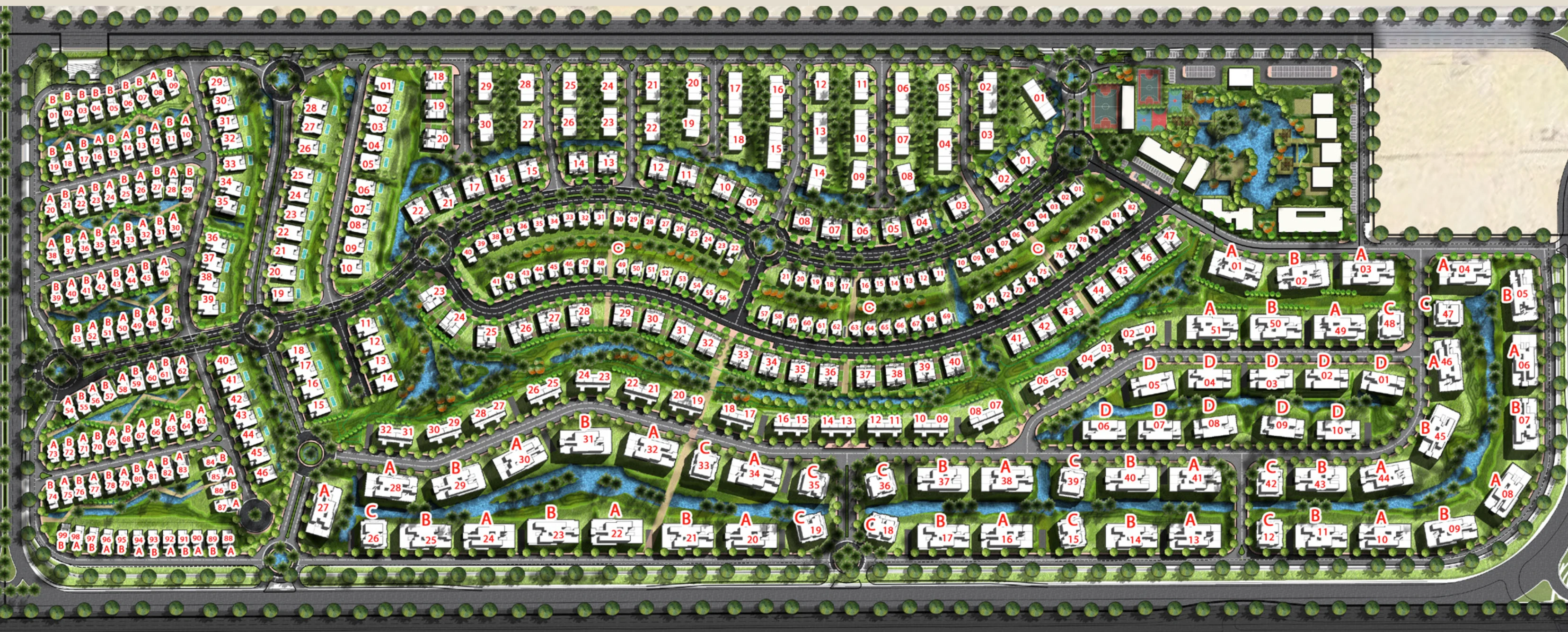 The Crest New Cairo master plan