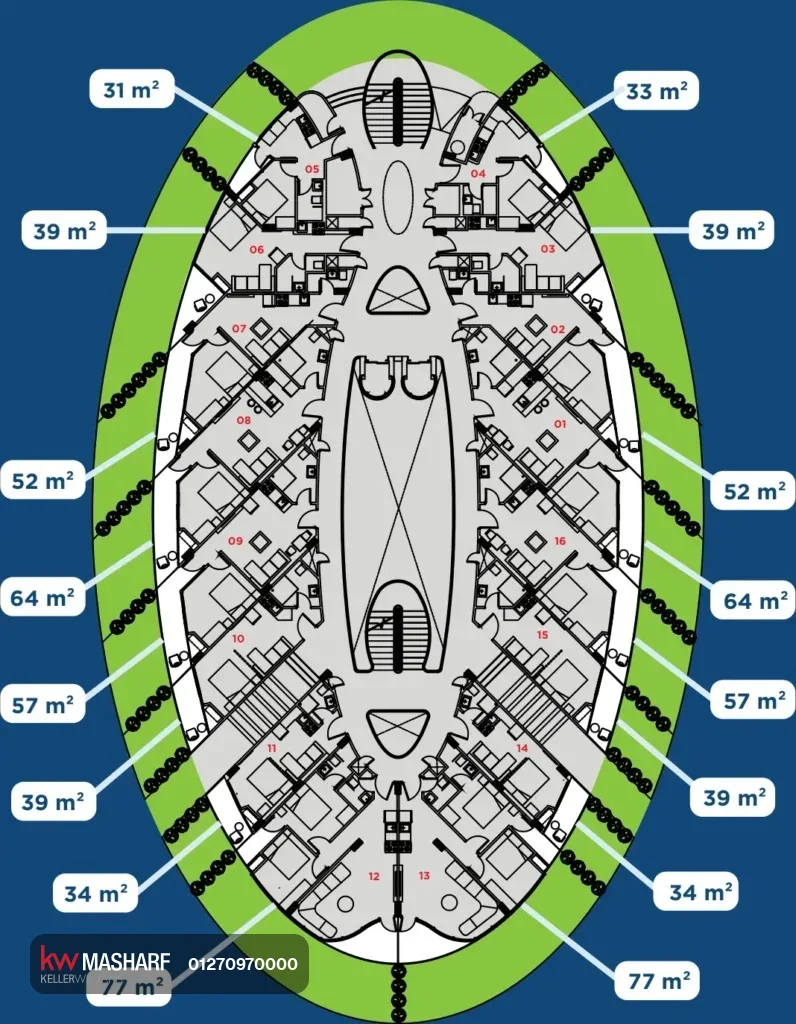Polotano payment plan: chalet floor layout
