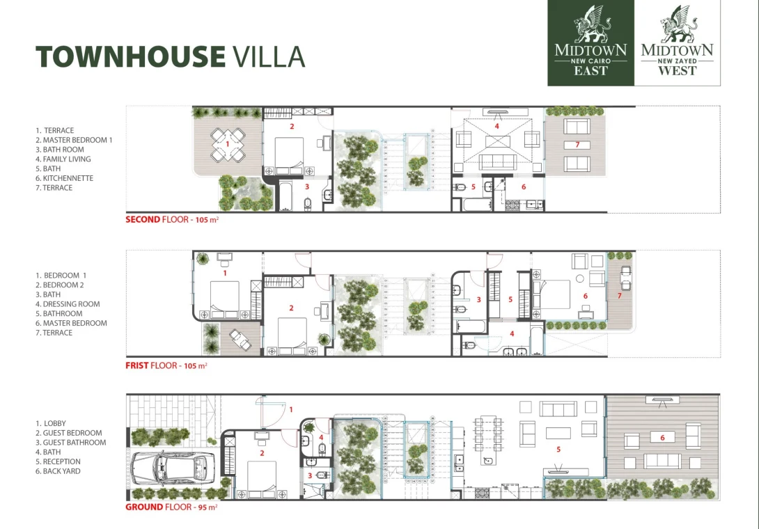 Townhouses for sale in Midtown New Zayed West — Townhouse