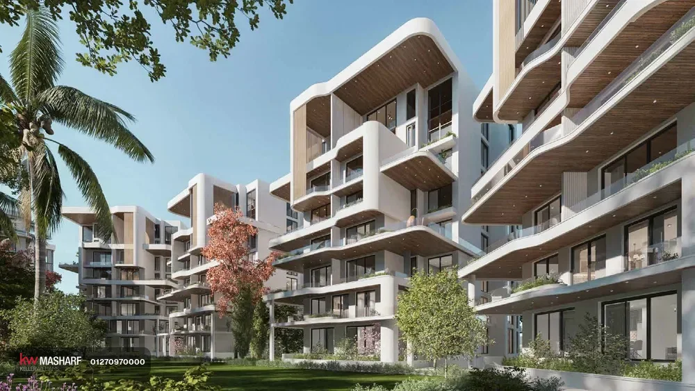 Finished three-bedroom flats at White Residence