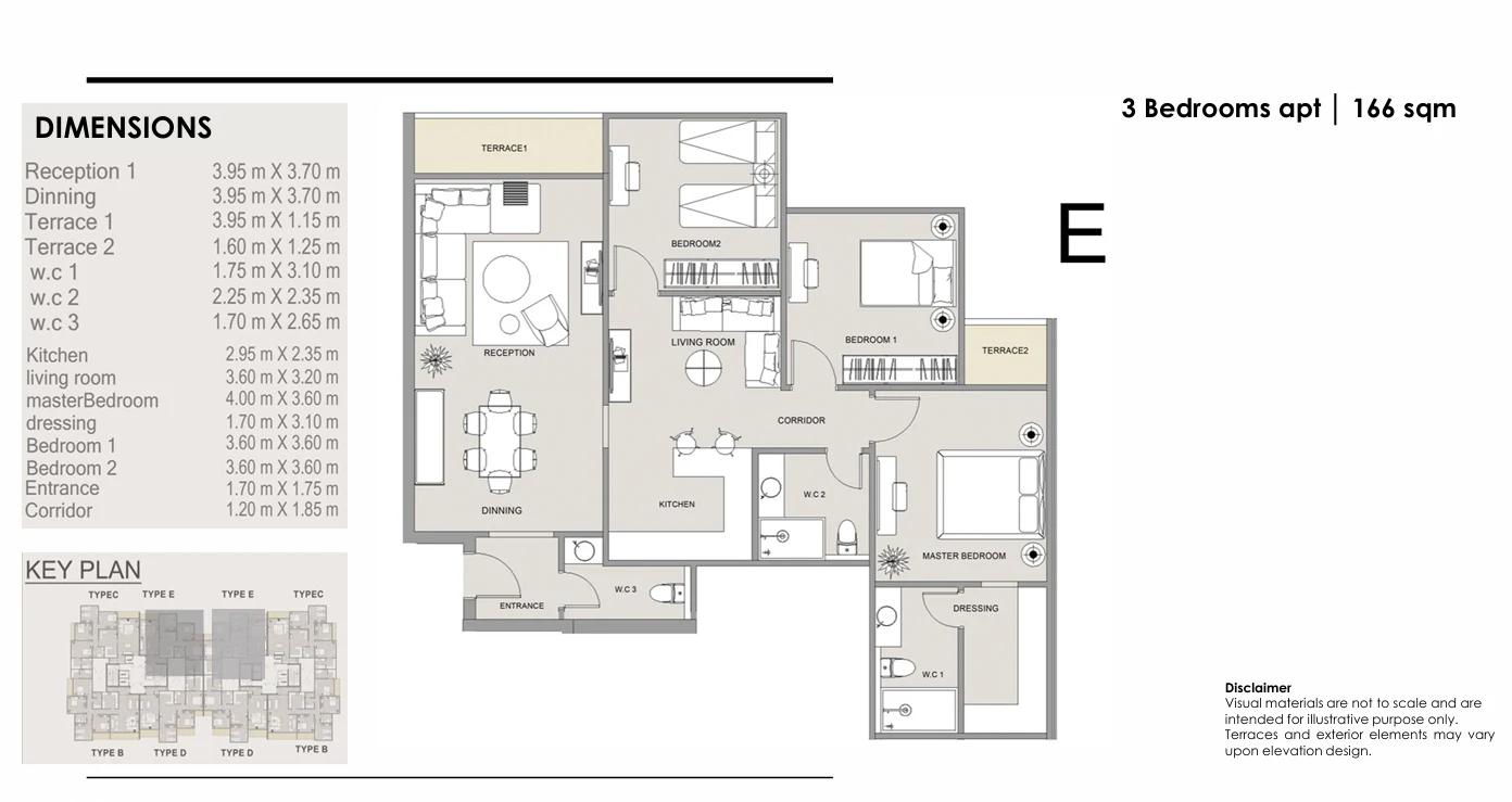 Apartments for sale in Ri8 New Capital City — Apartment