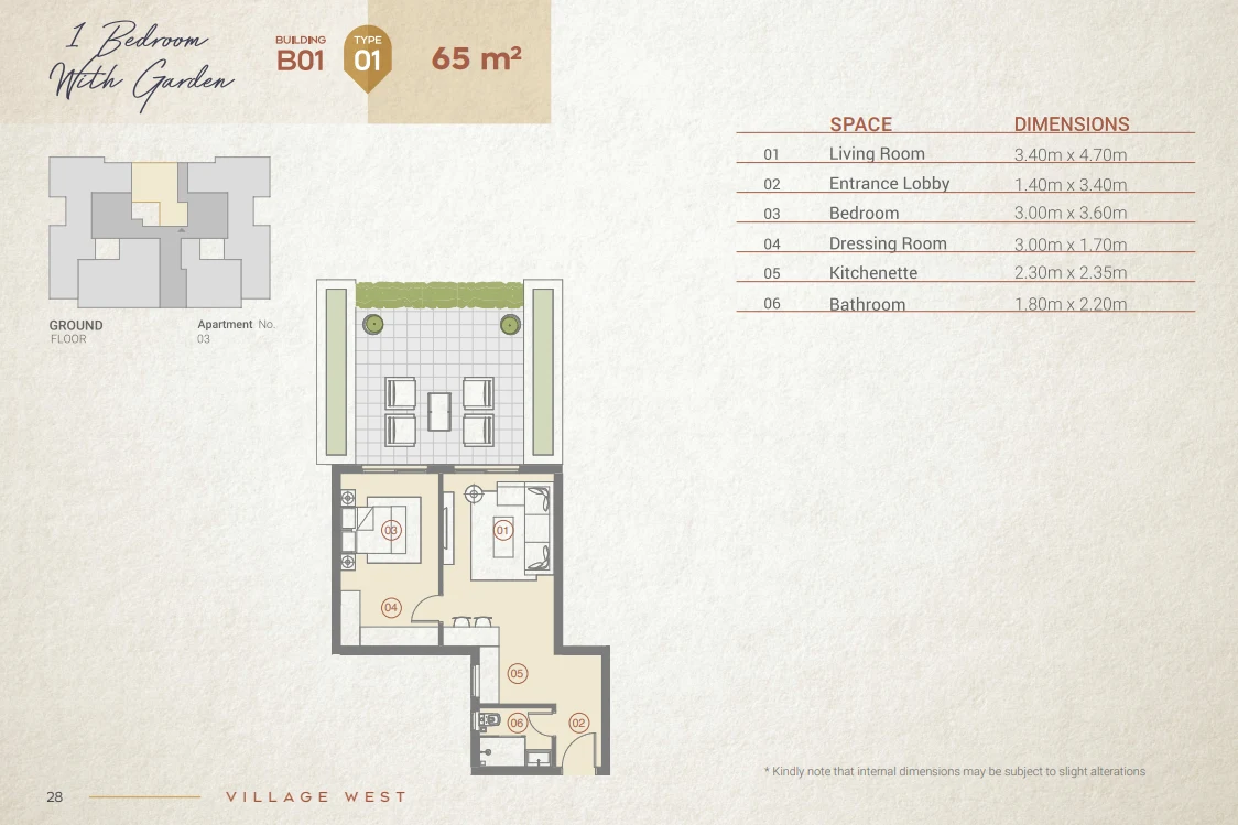 Apartments for sale in Village West El Sheikh Zayed — Apartment