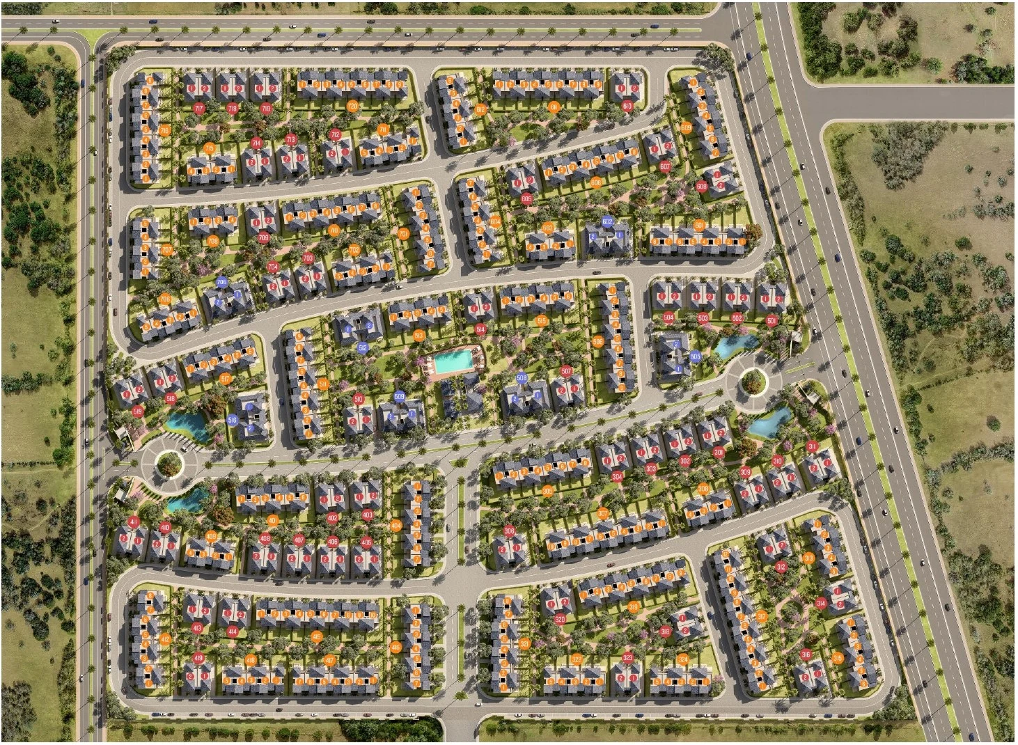 Village West El Sheikh Zayed master plan